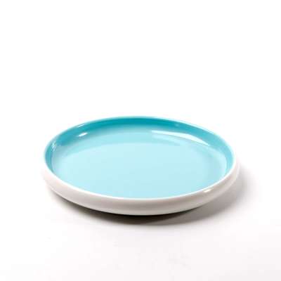 New design blue and white colorful charger plates