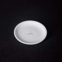 Stock Cheap plate, Hotel porcelain 6.5" Roll edge  small  plate ,royal porcelain dinner plates in white