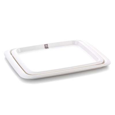 bulk sale hotel restaurant unbreakable large white melamine tray rectangle